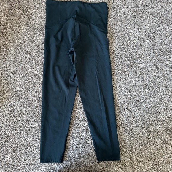 SPANX Booty Boost Leggings Womens Medium Green High Rise Shaping Ankle Yoga - Picture 10 of 10